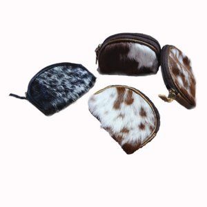 Genuine Handmade Cowhide Leather Coin Pouch